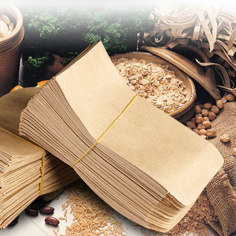 100pcs Seed Protective Envelope Kraft Paper Bags Corns Wheat Rice Seeds Packaging Storage Bag Envelop Paper Seeds Bag