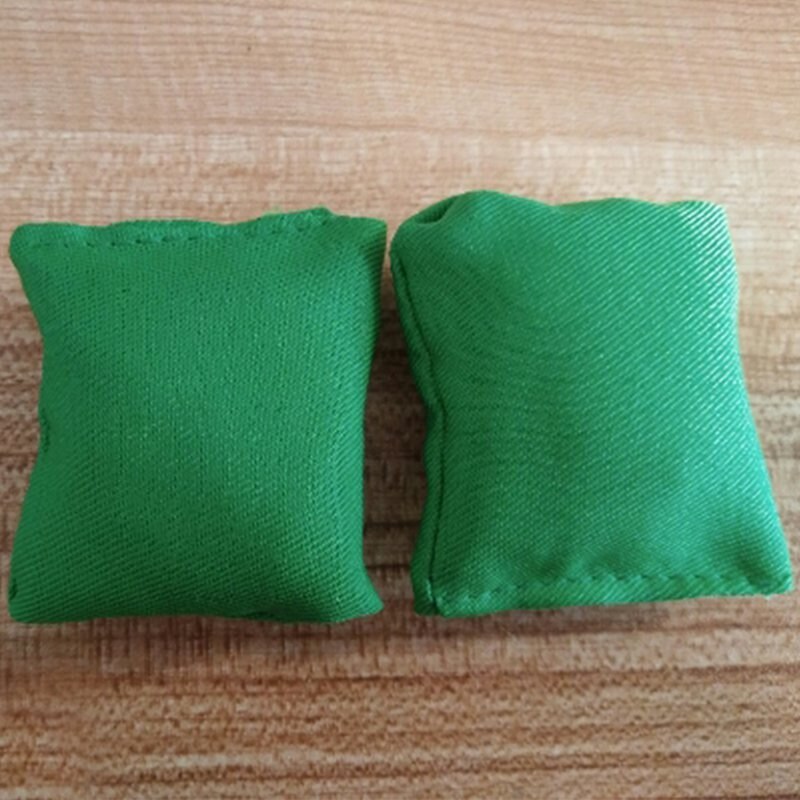 Sport- en buitenactiviteiten zandzakken, kinderspeelgoed zandzakken set  of 8 —rood+groen