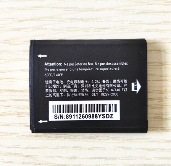 Nova CAB3120000C1 CAB3122001C1 bateria para Alcatel One Touch OT880A 385 510 602 OT710 710A 810D 710D 768 806 807 810 telefone móvel