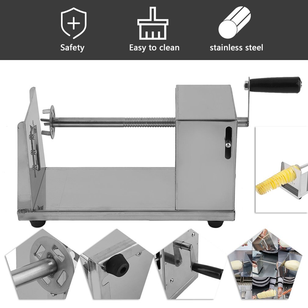 Hotsale Tornado Aardappel Cutter Machine Spiraal Snijmachine Chips Machine Keuken Accessoires Koken Gereedschap Chopper Potato Chip