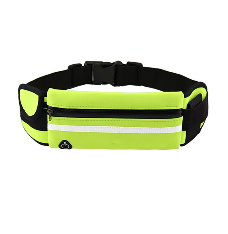 Waist Pack Sport Fanny Pack for Women Men Mini Portable Convenient USB Waterproof Phone Belt Bag Fanny Pack Men for Outdoor Run: Green