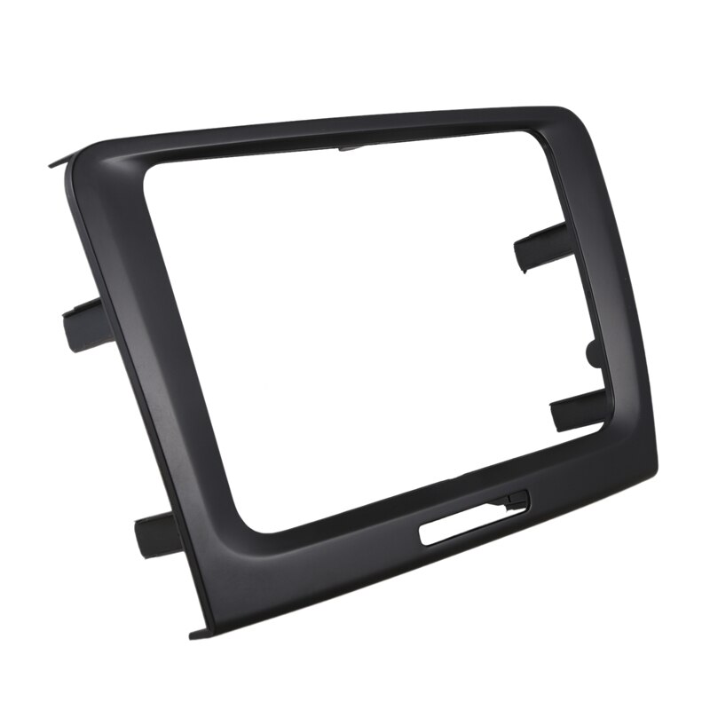 Zwart 220X130X210Mm 2 Din Auto Dvd Radio Fitting Dash Panel Fascia Frame Voor Skoda Superb