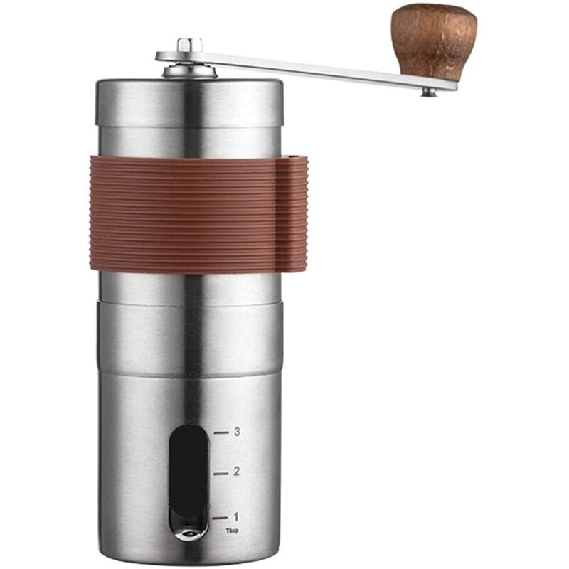 Förderung! Manuelle Kaffeemühle, Kaffeemühle Edelstahl, Hand Kurbel Bean Mühle, kaffee Mühle Für Home/Büro/Reisen