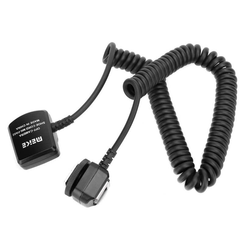 Meike MK-FA02 Camera Flash Sync Cable 3M 9.8ft TTL Shoe Flash Light ...