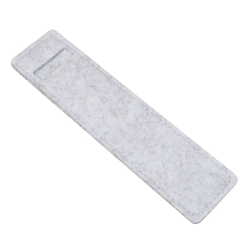 Felt Pen Case Holder Solid Color Fountain Pens Pouch Protective Sleeve Cover for Roller Ballpoint Gel Pen Pencil: gray