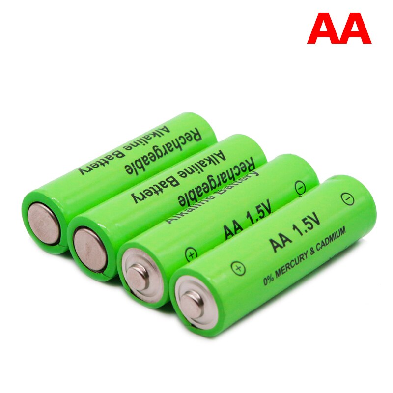 4 Stuks 100% Label 3000 Mah Oplaadbare Batterij Aa 1.5 V. oplaadbare Alcalinas Batterij Voor Light Emitting Diode Speelgoed
