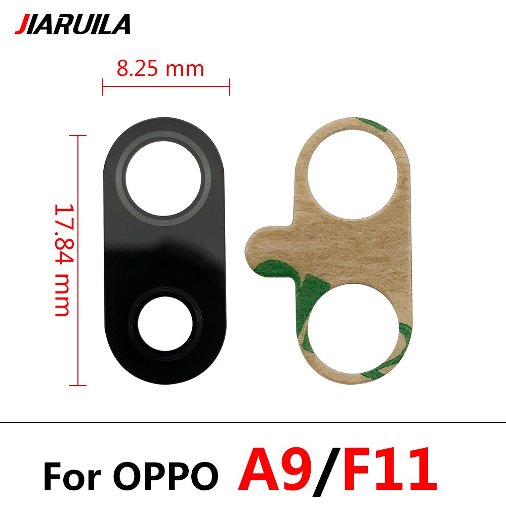 Szkiełko aparatu obiektyw dla Oppo A1k A5S A8 A9 A15 A16 A52 A53 A54 A74 A93 Realme 5 obudowa aparat z tyłu szkiełko aparatu za pomocą kleju naklejki + narzędzia