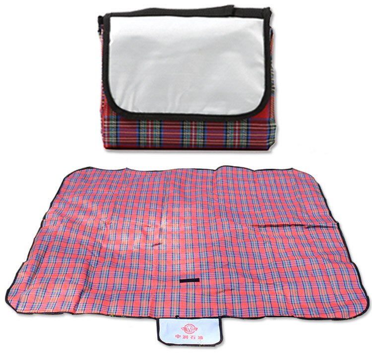 Picnic mat moisture-proof mat portable outdoor reinforced picnic cloth spring outing picnic beach field lawn mat1.5*1.8m: D