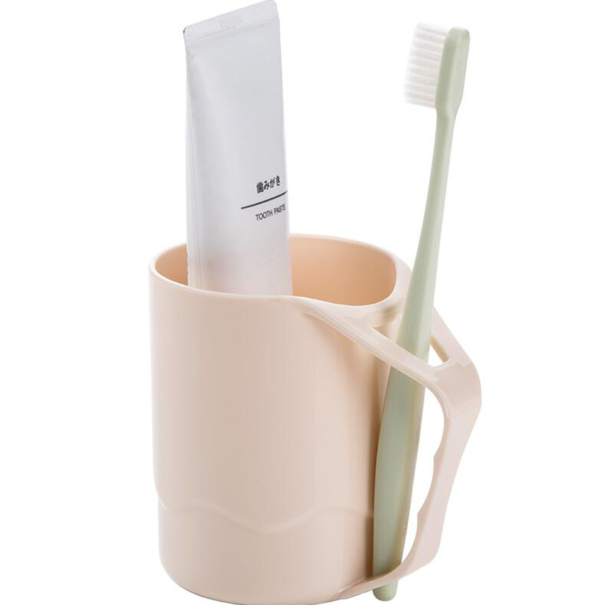 390ML Water Cup Mugs Eco Friendly plastic Tooth Brush Holder Home Unbreakable Mug Tea Coffee Milk Cup Rinsing Mug
