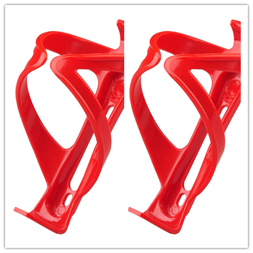 Portabotellas de para ciclismo, soporte de botella de agua de bicicleta de montaña o carretera,: Red