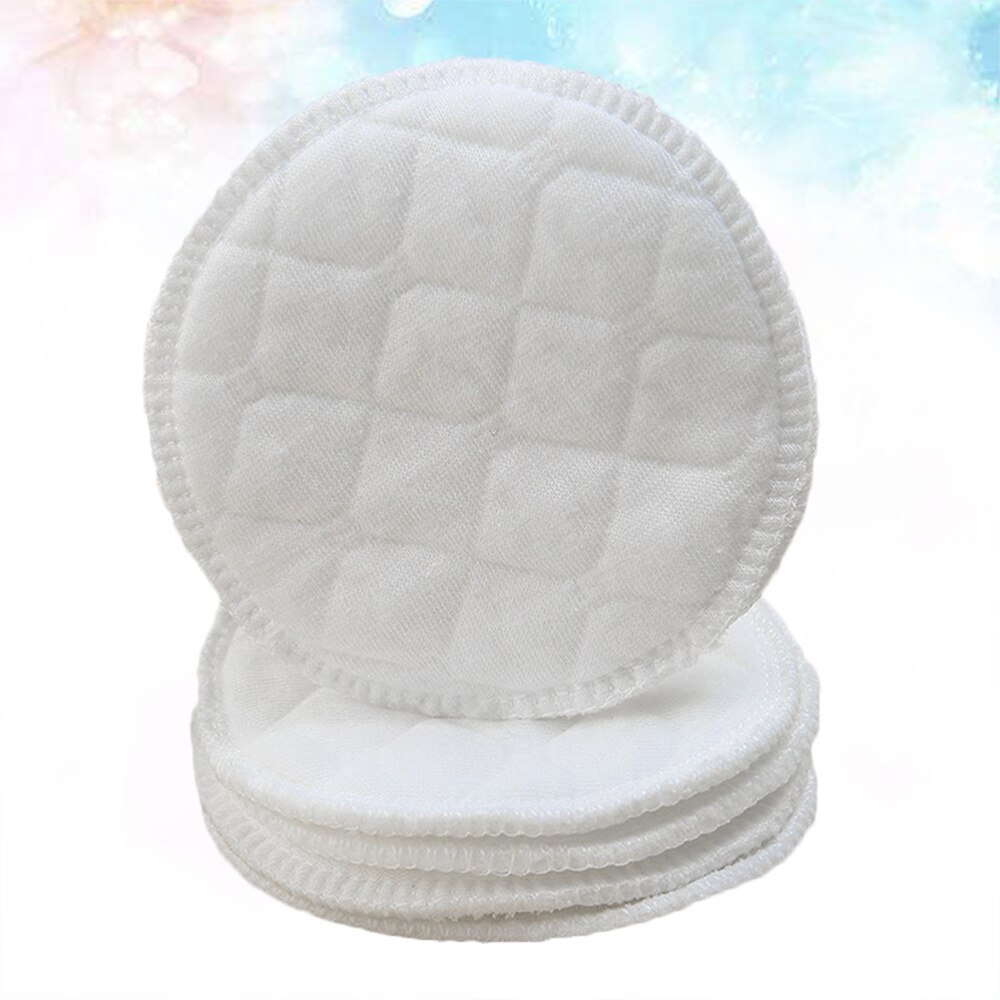 100 Pcs Wasbare Anti-Overflow Pad Drie-Layer Anti-Lekkage Borst Pad Bescherming Voeden Verpleging Pad Voor postpartum Moeder (Whi