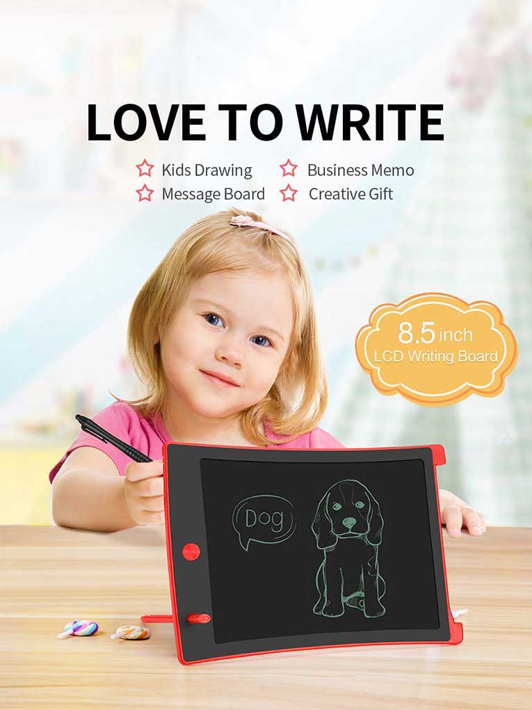 8.5 Inch Doodle Board Kids Electronic Handwriting Pad Digital LCD Writing Tablet 5 Colors Graphics Board Child