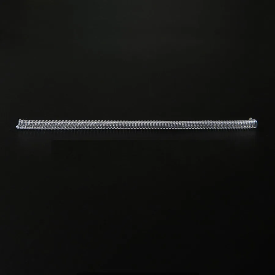 10 cm 4 storlekar spiral åtdragare ring storlek transparent silikon justerare för lösa ring smycken skydd