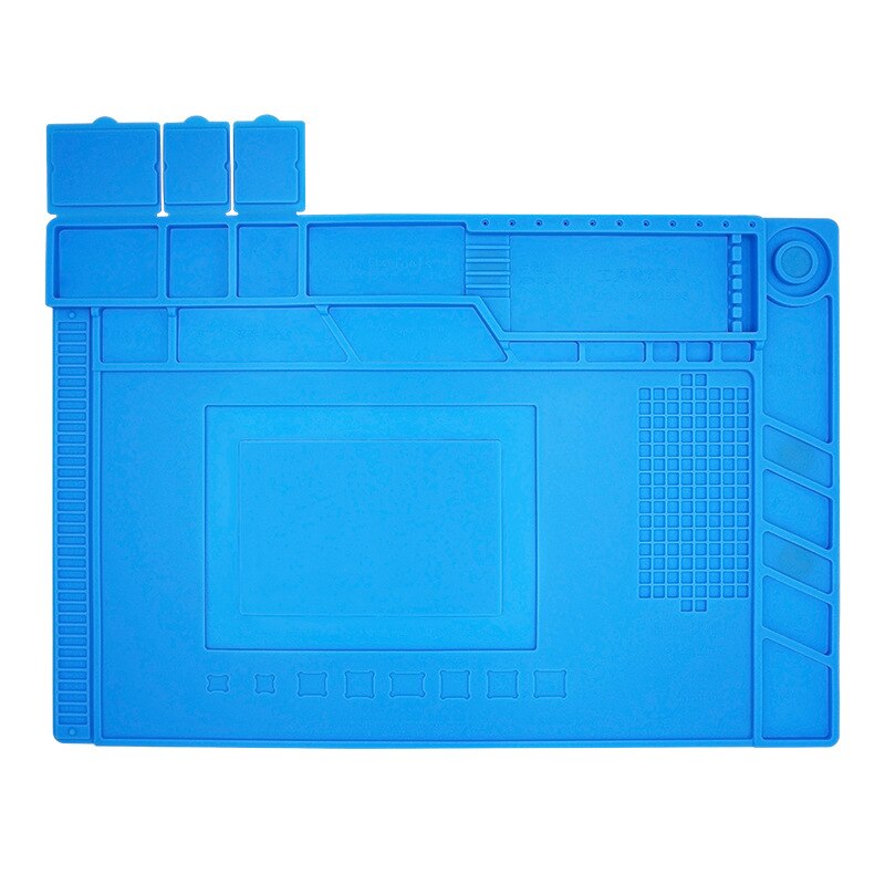 ESD Heat Insulation Soldering Working Mat With magnet Silicone insulation pad High temperature resistance welding Working Mat: 860