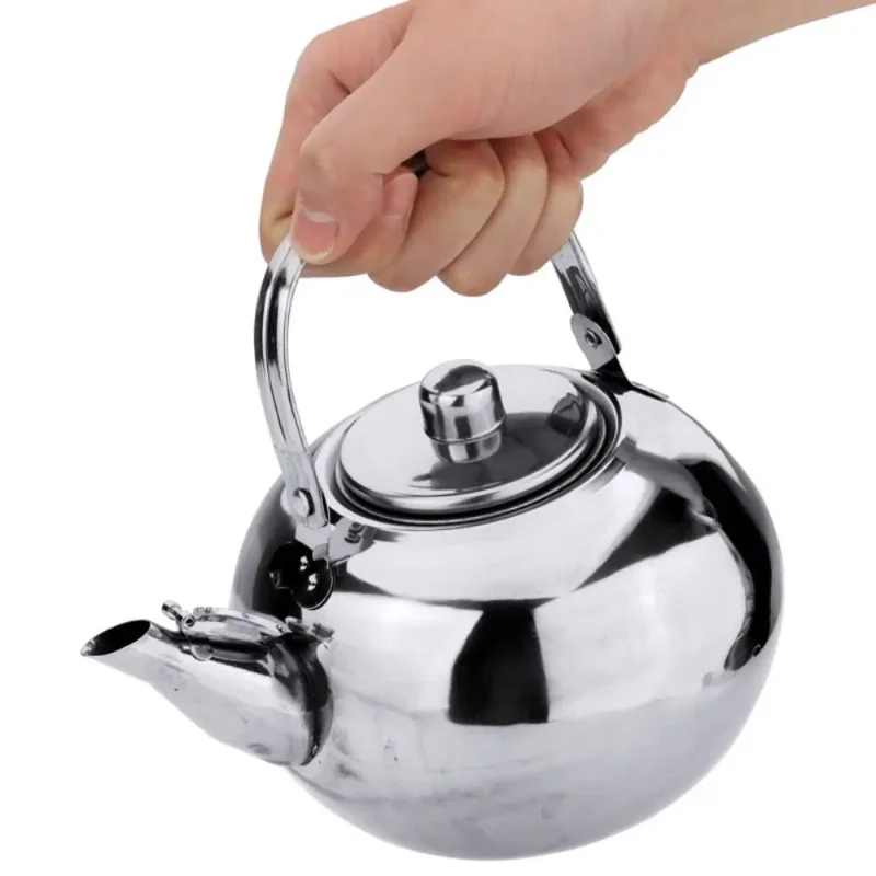 Bollitore per acqua in acciaio inossidabile Teiera con filtro infusore Bollitore per caffè verde Oolong Tè brocca casa ufficio Tè caffè utensili Pentole