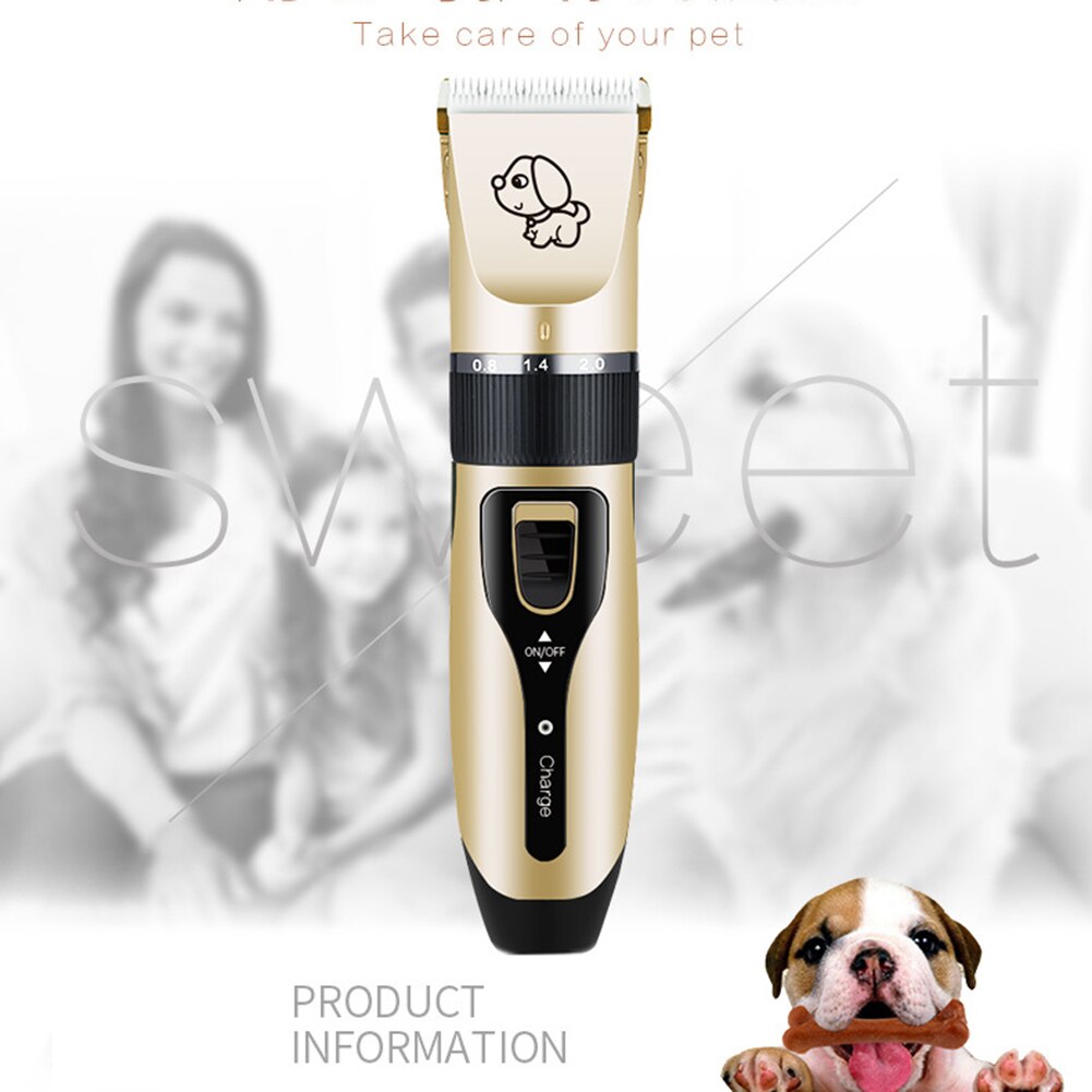 Pet Hair Trimmer USB Rechargeable Electric Dog Cat Hair Clipper Grooming Shaver Cutter Pets Haircut Machine