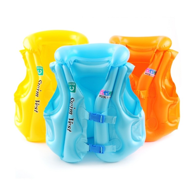 Chaleco salvavidas ajustable para niños, chaleco salvavidas inflable para niños, chaleco salvavidas para niños, chalecos de seguridad para natación a la deriva, boya salvavidas de PVC