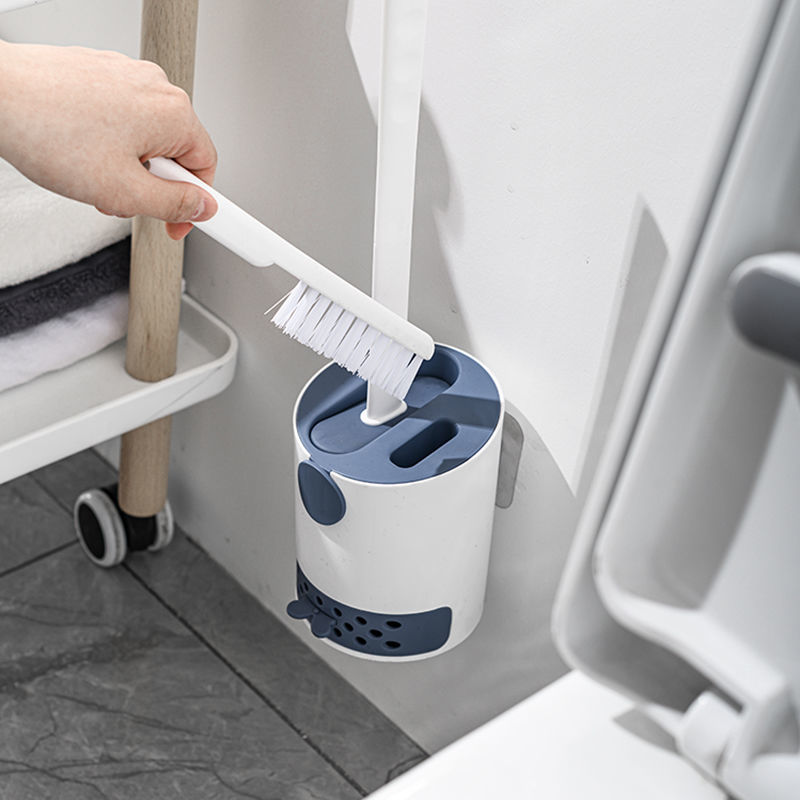 Cmxio Wc Borstel Siliconen Wc Cleaner Geen Dode Wall-Mount Of Staande Reinigingsborstel Kloof Schoonmaken Badkamer accessoires