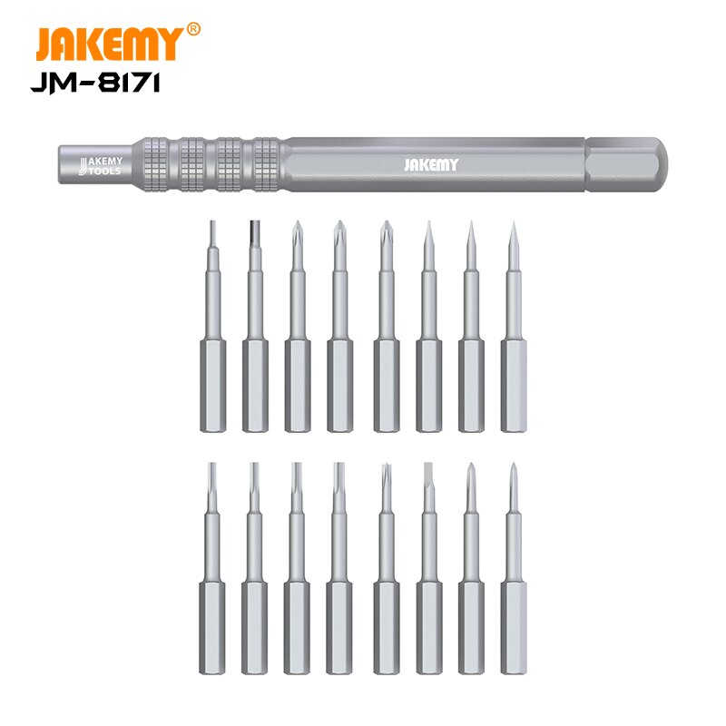 JAKEMY JM-8171 Portable DIY Electronic Maintenance Magic Screwdriver Box Kit for Cellphone Computer Game Pad Repair