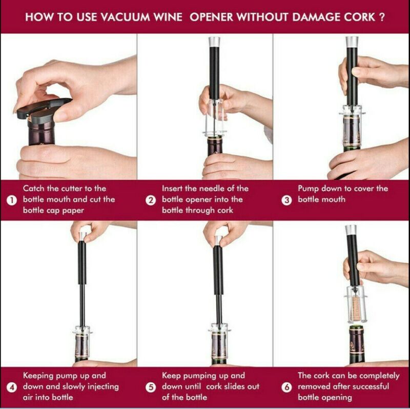 Rakieta butelkowa 4 sztuki z pudełkiem otwieraczy robić czerwonego wina