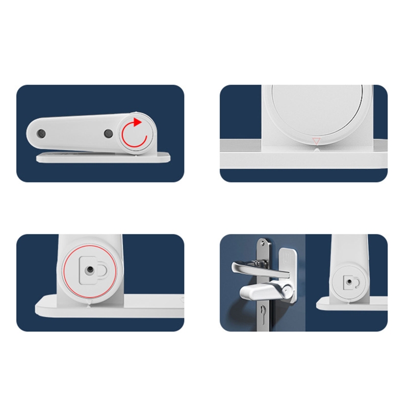 Plastic Child Safe Security Window Lock Door Sash Lock Anti-opening Safety Locks