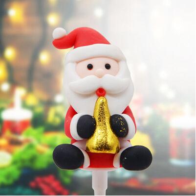 Kerst taart decoratie plug-in kerstboom elanden topper cake kerstcadeau partij decoratie bruiloft cake topper 1pcs: Oranje