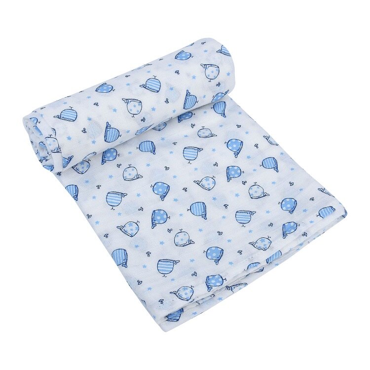 Baby produFlamingo Organic Baby Swaddle Muslin Bamboo Cotton Baby Blanket Diapers Envelope For Discharge Newborns Wrap Bedding: SX0009-1