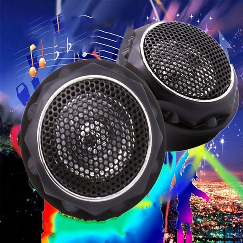 2Pcs Universal Mini Car Speakers High Efficiency Loudspeaker Super Power Audio Auto Sound Car Tweeters