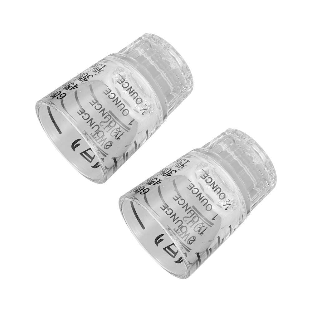 2 Pcs Ounce Measuring Glass Graduated Measuring Cup Glass Measuring Cups