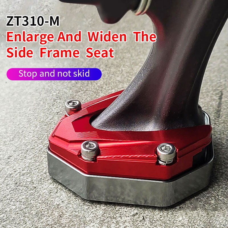 Voor Zontes ZT310-M Scooter Side Ondersteuning Pads Verhogen En Verbreden Antislip 310M Side Beugels Verhogen Voet Pads