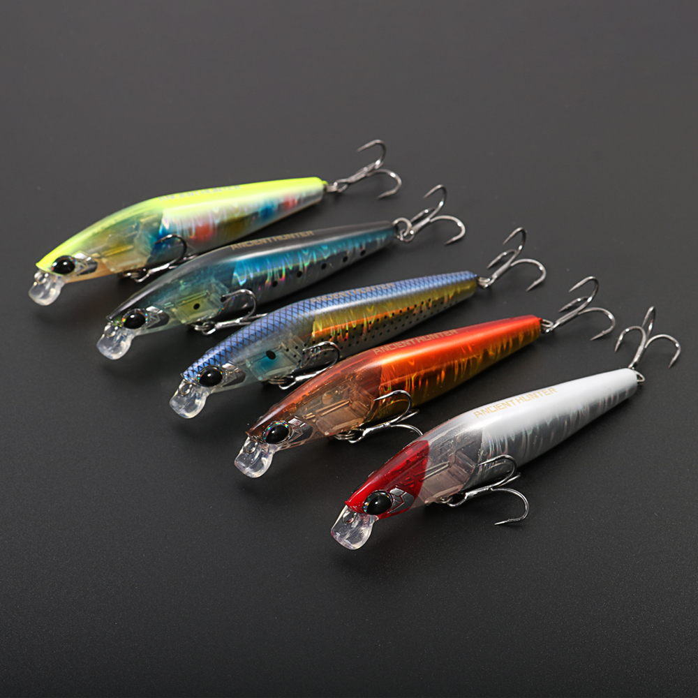 Minnow Fishing Lure Floating Wobblers Artificial Baits 99mm 13g Weight System Depth 0.1-0.3m For Pike Bass Tackle