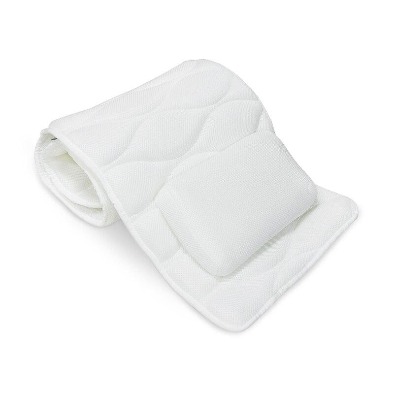 Almohada de baño SPA alfombrilla para bañera antideslizante cojín para bañera Mat Hangable cuello cojín accesorios de baño . Exclusivo.