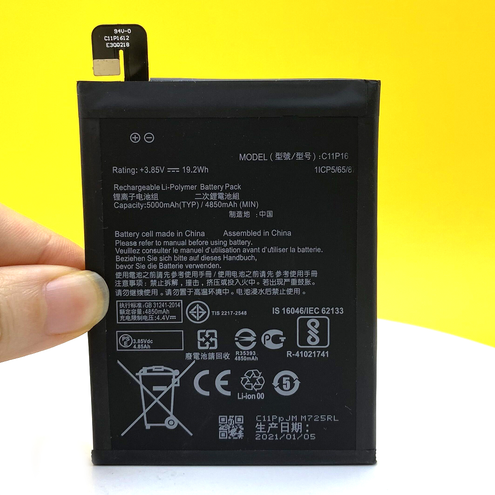 C11 p 1612 5000 mah akku für asus zenfone 4 max pro plus  zc554kl x00id für zenfone 3 zoom  ze553kl z01 hda