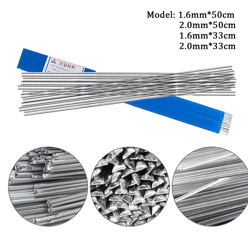 Easy Melt Aluminum Welding Rod Cored Wire Low Temperature 1.6mm 2mm No Need Solder Powder Welding Rod for Aluminum Soldering