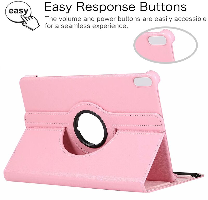 360 Degree Rotating for Huawei MatePad Mate Pad 10.4 Case BAH3-W09 BAH3-AL00 PU Leather Tablet Cover for Huawei Honor V6 Case