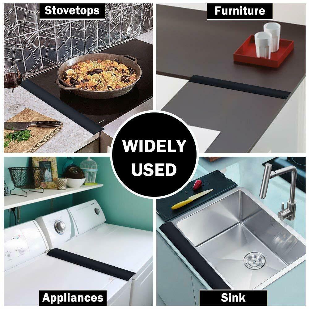 21/25 pulgadas cinta autoadhesiva impermeable Anti humedad baño adhesivo de mosaico para la pared cocina pegatinas fregadero puerta ventana hendidura tira