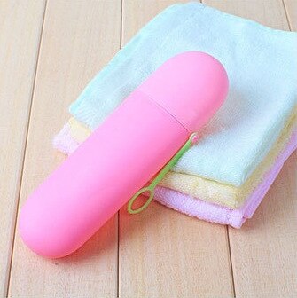 Reizen Tandenborstel Tandpasta Case Cover Houder Draagbare Wandelen Camping Tandenborstel Opbergdoos Wassen Cup Cosmetische Capsule Case: 2