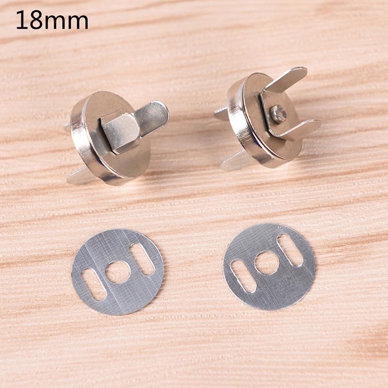 10 Stuks Metalen Sterke Magnetische Drukknopen Sluitingen Knoppen Voor Handtas Portemonnee Portemonnee Zakken Onderdelen Accessoires Diy Bevestiging Drukknopen: 4 / 18mm