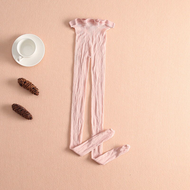 Calze nere bianche collant per ragazze collant per ragazze ultrasottili stampati collant estivi traspiranti collant elastici: pink