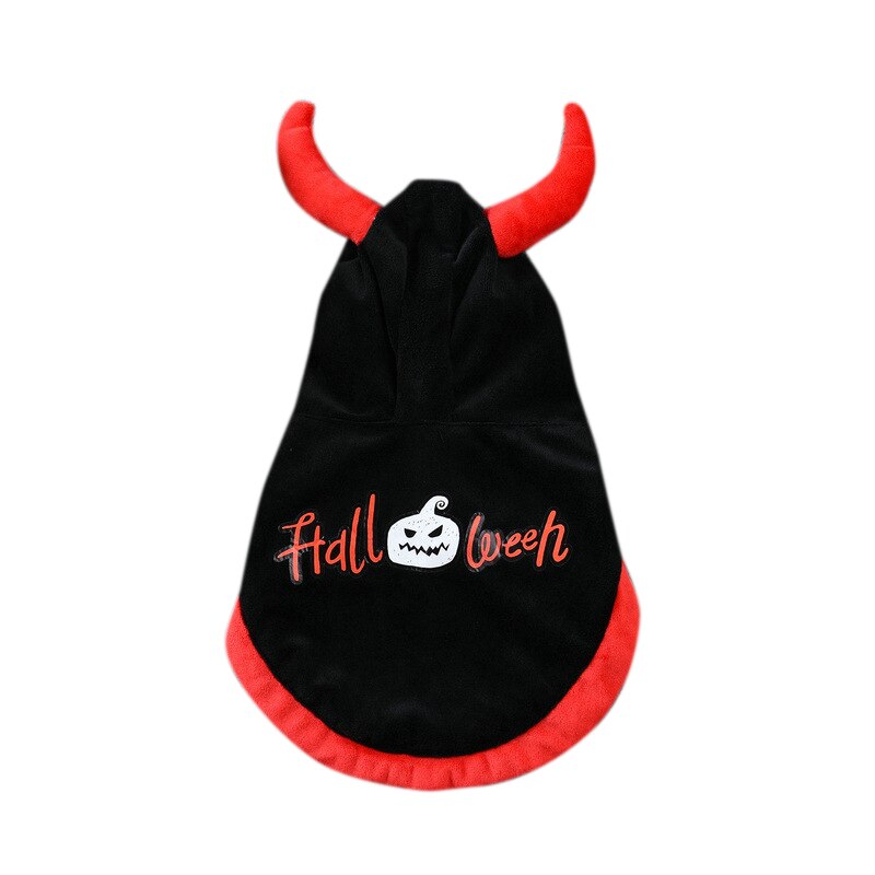 Halloween Huisdier Kostuums Leuke Cosplay Vampier Mantel Cape Hond Cap met Cosplay Hoorns Halloween Dressup