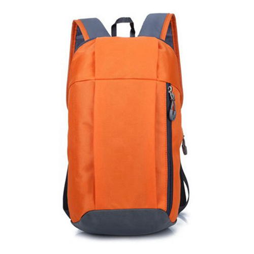 Sport gymväska för män kvinnor ryggsäck nylon hona rosa svart konditionsträning resor shopping stad promenader barn liten påse de: Orange
