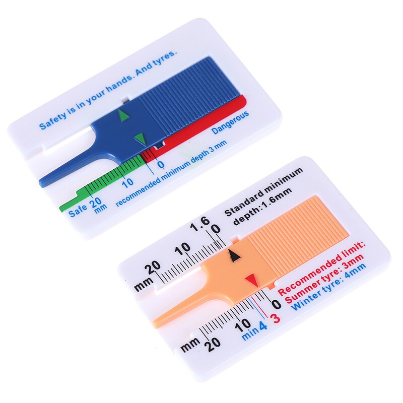 Mini Autoband Loopvlak Dieptemeter Meter Meten Loopvlak Brake Pad Band Dikte Meters Monitoring Kaart 0-20Mm