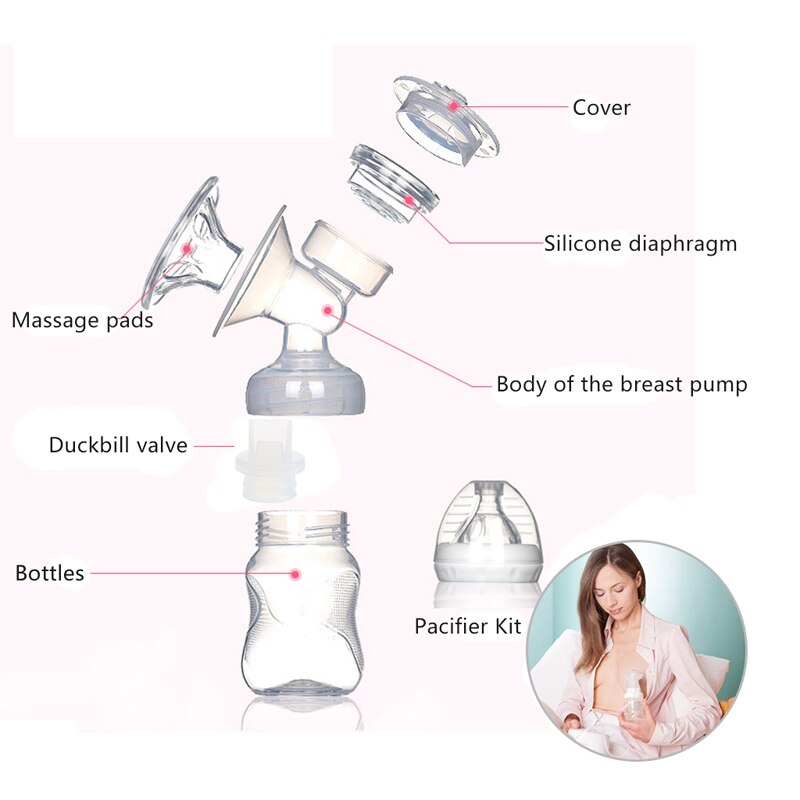 Duckbill Valve Breast Pump Parts Silicone Baby Feeding Nipple Pump Accessories