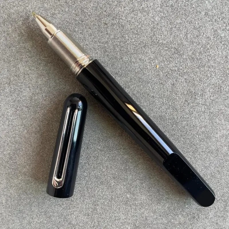 Escritura serie M con tapa de atracción magnética MB pluma estilográfica Rollerball soporte de resina colorida bonitos de suave: Negro / OBB