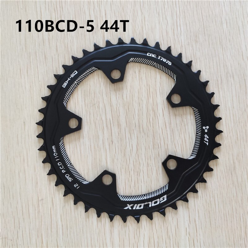 GOLDIX-plato de bicicleta de carretera, ancho estrecho, 38T-58T, plato de bicicleta, accesorios de manivela, BCD 110BCD: 44t