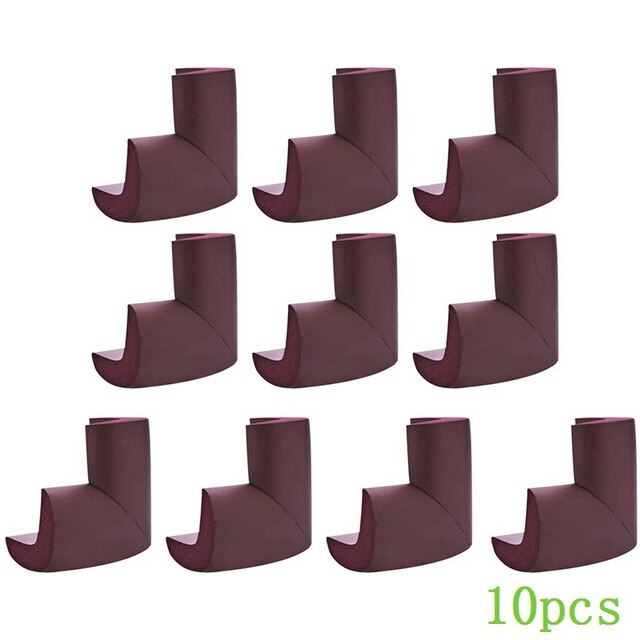10pcs/lot Baby Safety Silicone Protector Table Corner Edge Protection Thicken Safety anti-collision angle Protect kids from bump: 10pcs 05