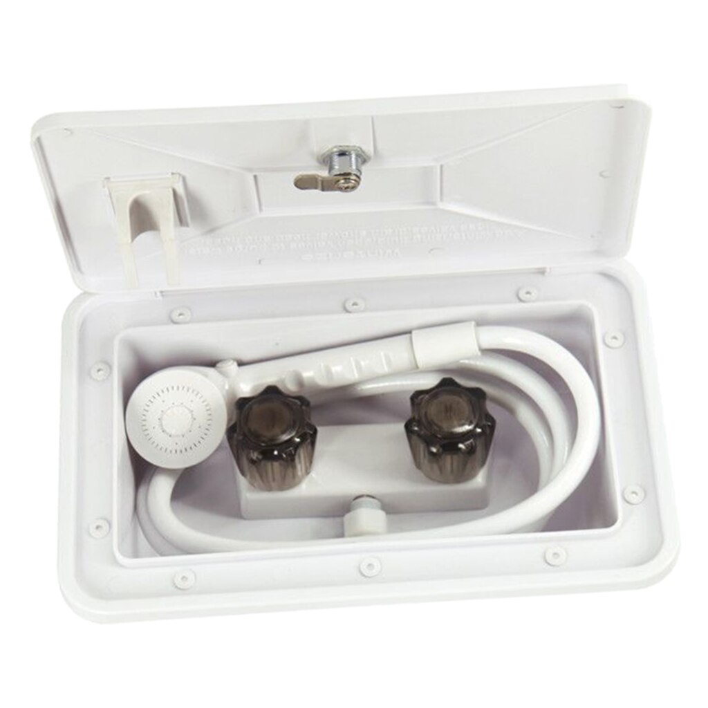 Outdoor RV Exterior Shower Box Kit for Boat Motorhome Recreational Vehicle