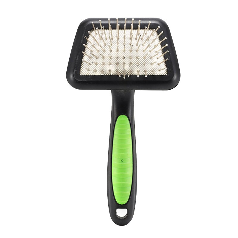 Pet Hond Kat Ontharing Borstel Kam Pet Grooming Gereedschap Cini Furmines Haar Verlies Trimmer Kam Voor Honden Katten: Massage Green / M