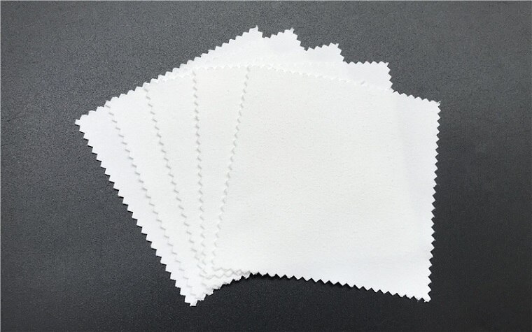 10 pak 10 x 10cm fnugfri glasmaling ceamic nano-coating mikrofiber applikationstøj: 20 stk hvid