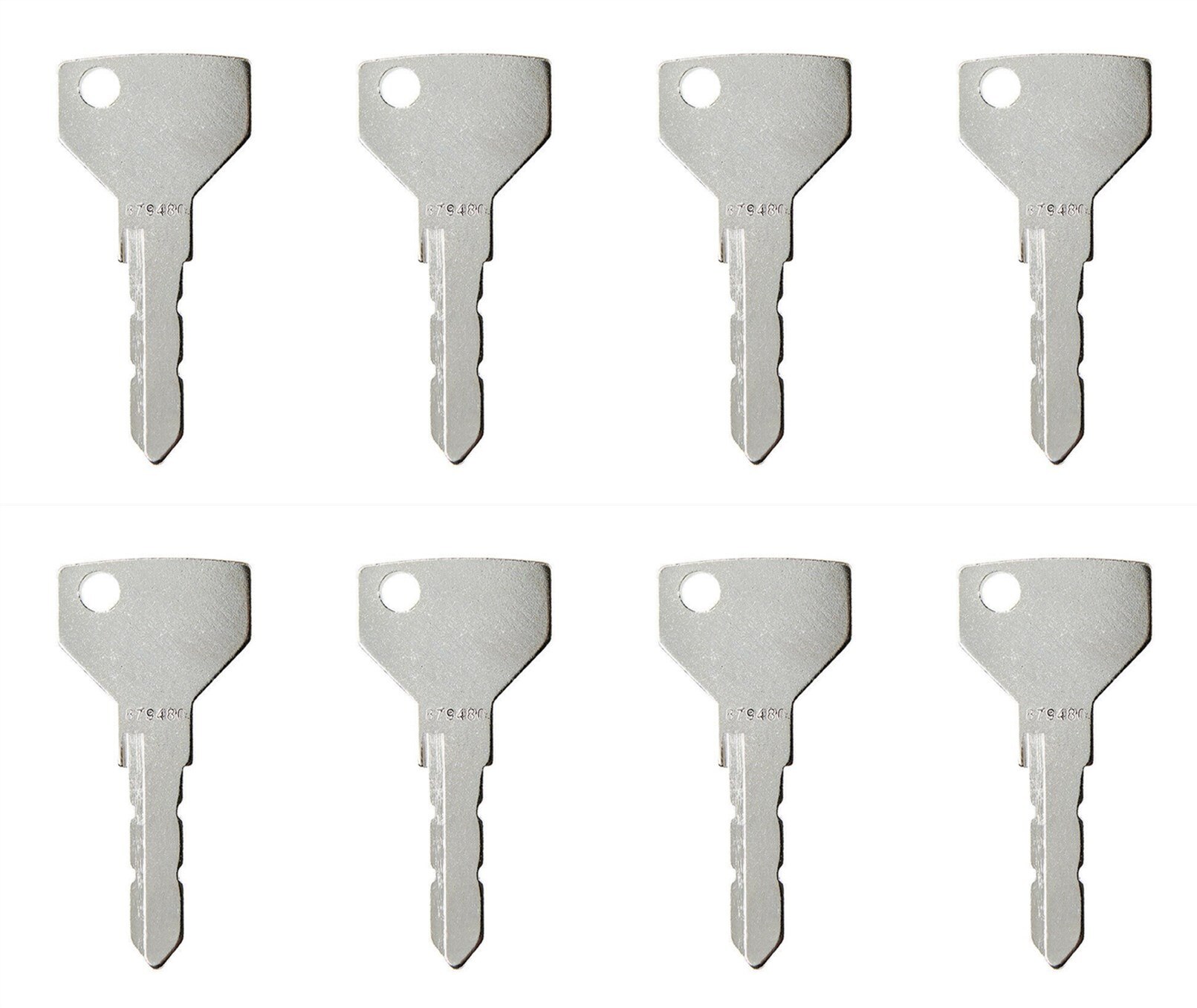 (8) MT40012655 para la nueva llave de ignición del Tractor holandés 3630 5500 40 Series 879480 Yanmar Case Heavy Equipment Key